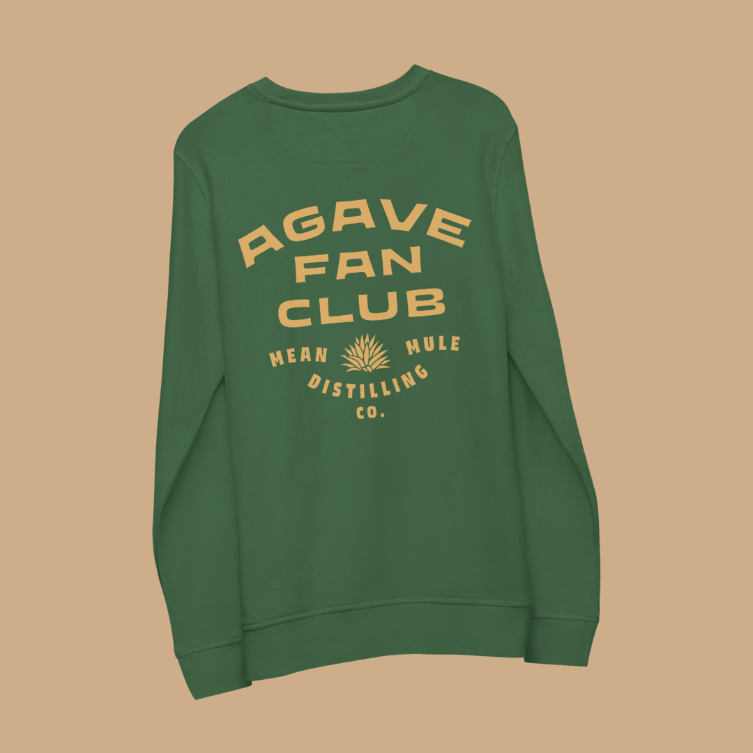 Agave Fan Club Organic Sweatshirt | Mean Mule Distilling Co.